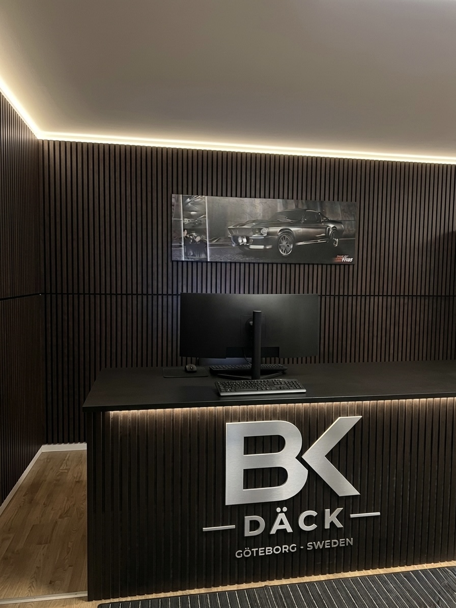 BK Däck kontor och reception i Göteborg